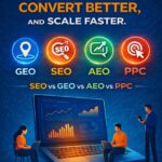 SEO vs GEO vs AEO vs PPC: A Complete Beginner’s Guide to Modern Digital