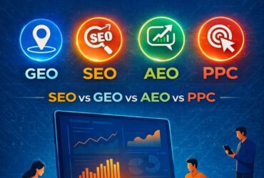 SEO vs GEO vs AEO vs PPC: A Complete Beginner’s Guide to Modern Digital