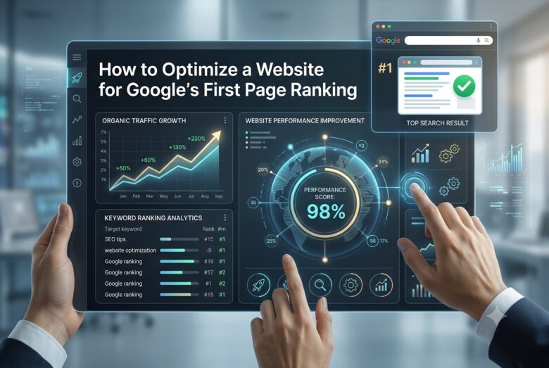 How to Optimize a Website for Google’s First Page Ranking