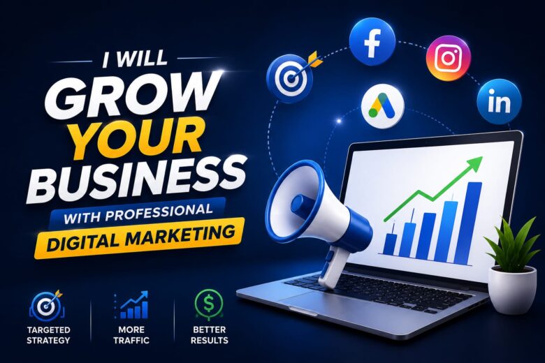 I Will Grow Your Business with Professional Digital Marketing